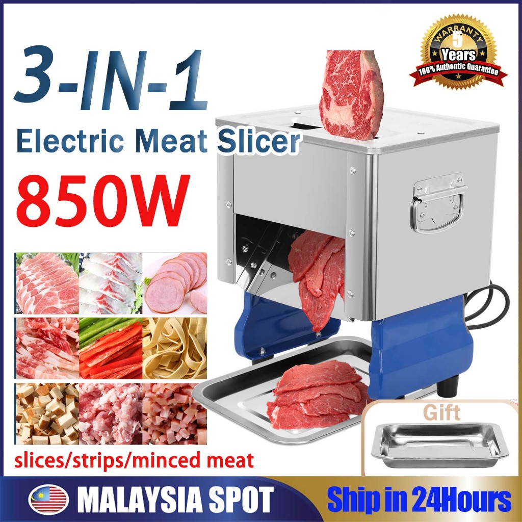 Electric Slicer Commercial Automatic Meat Cutting Machine Meat Grinder Beef Mutton Rolls Cutter 3.5mm 切肉机