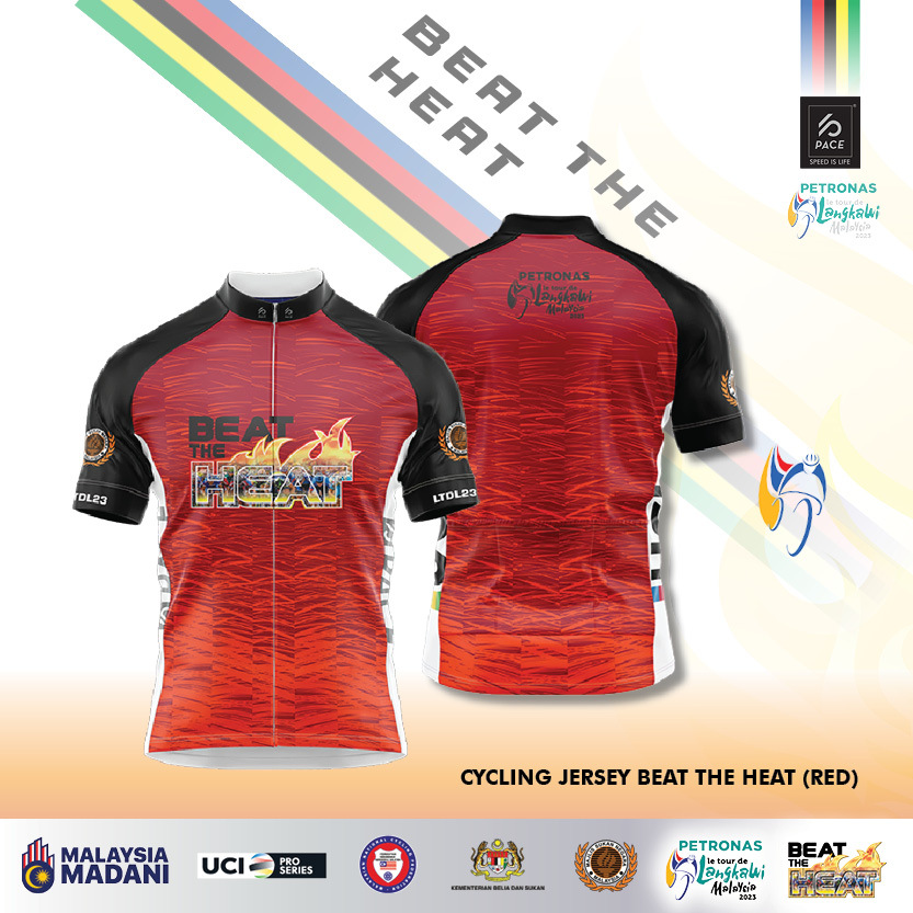 LTDL`23 CYCLING JERSEY BEAT THE HEAT RED