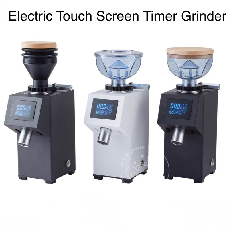 (Malaysia Plug) 40mm Conical Burr Electric Timer Grinder LD-036 Electric Touch Screen Coffee Grinder