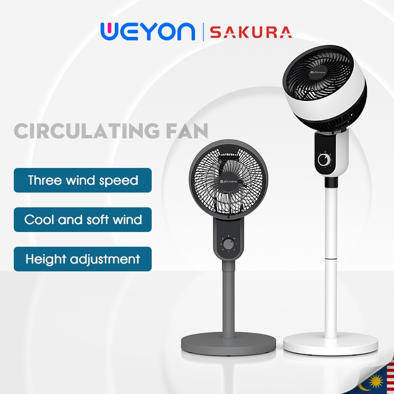 Weyon Air Circulation Blade Stand Fan Three Wind Speed Convection Fan