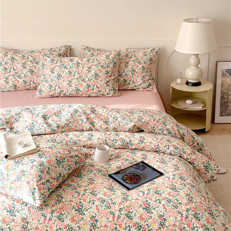 EXSCLUSIVE DEAL 15% Diskaun Beli 2 Pasang 4 n 1 Queen Cadar Cotton Tebal DESIGNS TERHAD 2023! Set Bedsheet Fitted