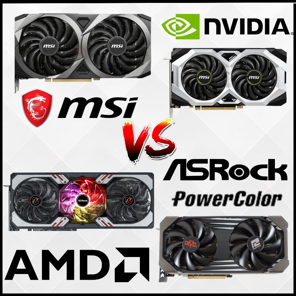 {PROMOTION USED GPU&READY STOCK} NVIDIA/AMD {GIGABYTE/MSI/ASUS/POWERCOLOR/XFX/COLORFUL/SAPPHIRE/ZOTAC}