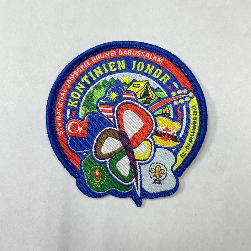 BADGE LENCANA KONTINJEN JOHOR 5TH NATIONAL JAMBOREE BRUNEI DARUSSALAM 2023