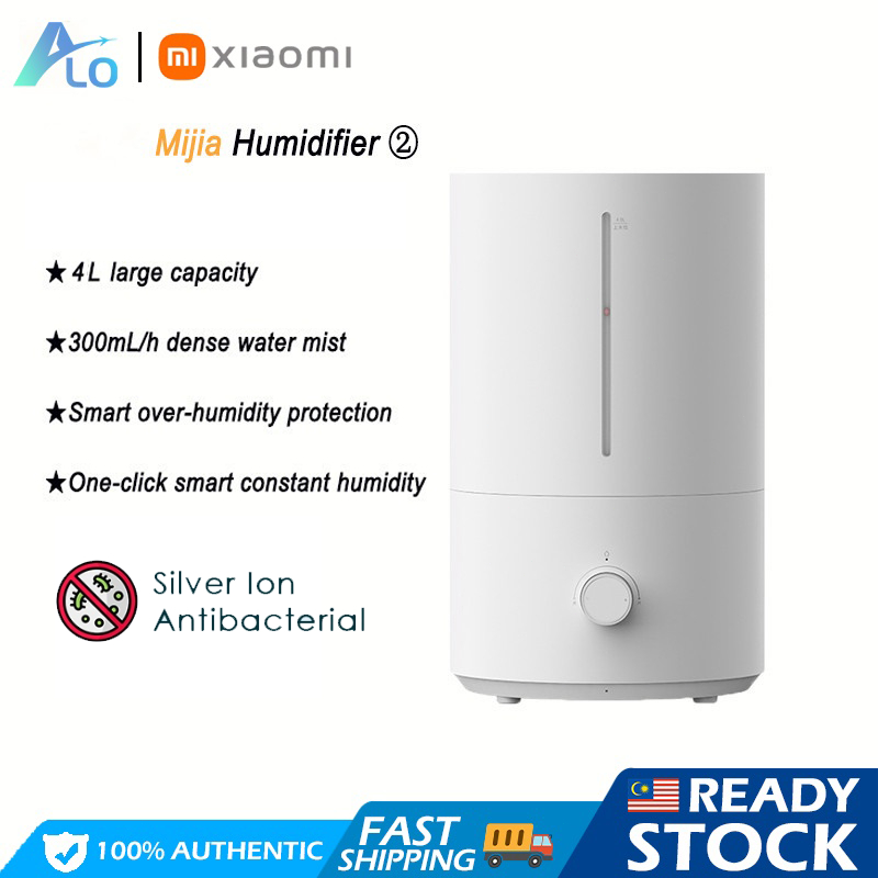 Xiaomi Mijia Air Humidifier 2 4L Air Purifier Aromatherapy Humidificador Diffuser Silver Ion Antibacterial Mist Maker