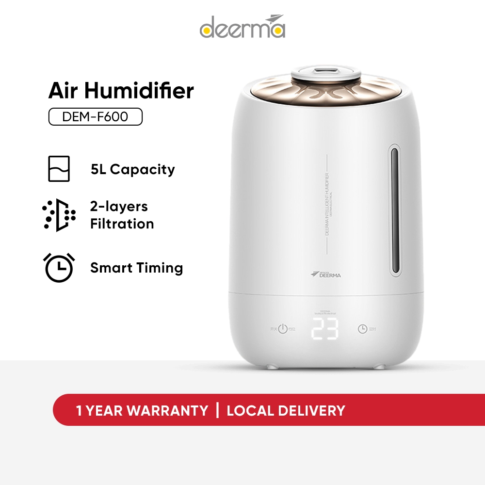 Deerma Smart Air Humidifier UV Air Diffuser Air Purifier Machine (5L) F600/F600S/M800