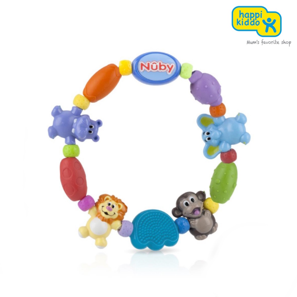 Nuby Safari Loop Teether with Necklace