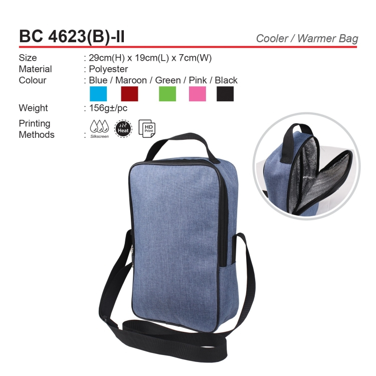 COOLER / WARMER BAG - BC 4623(B) / BC 4623(B)-II / BC 3618