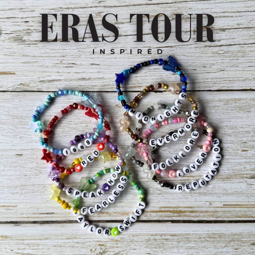 Taylor Swift inspired friendship bracelet | ERAS TOUR | handmade beads bracelet