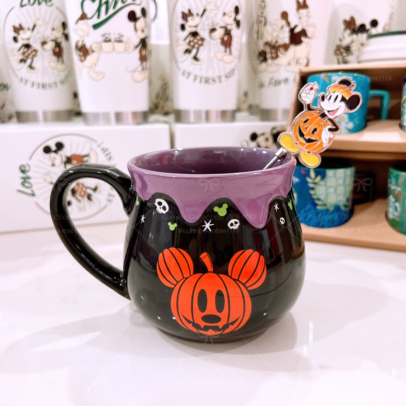 [ReadyStock]Disney Mickey Mouse x The Coffee Bean & Tea Leaf Halloween 2023 Collection Ceramic Mug 470ml 迪士尼米奇联名万圣节系列马克杯