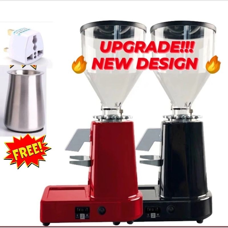 ReadyStock Raccea New V2 LD-019 Coffee Grinder Free Plug＆Brush Calibrated New Electrical 60MM Espresso Barista