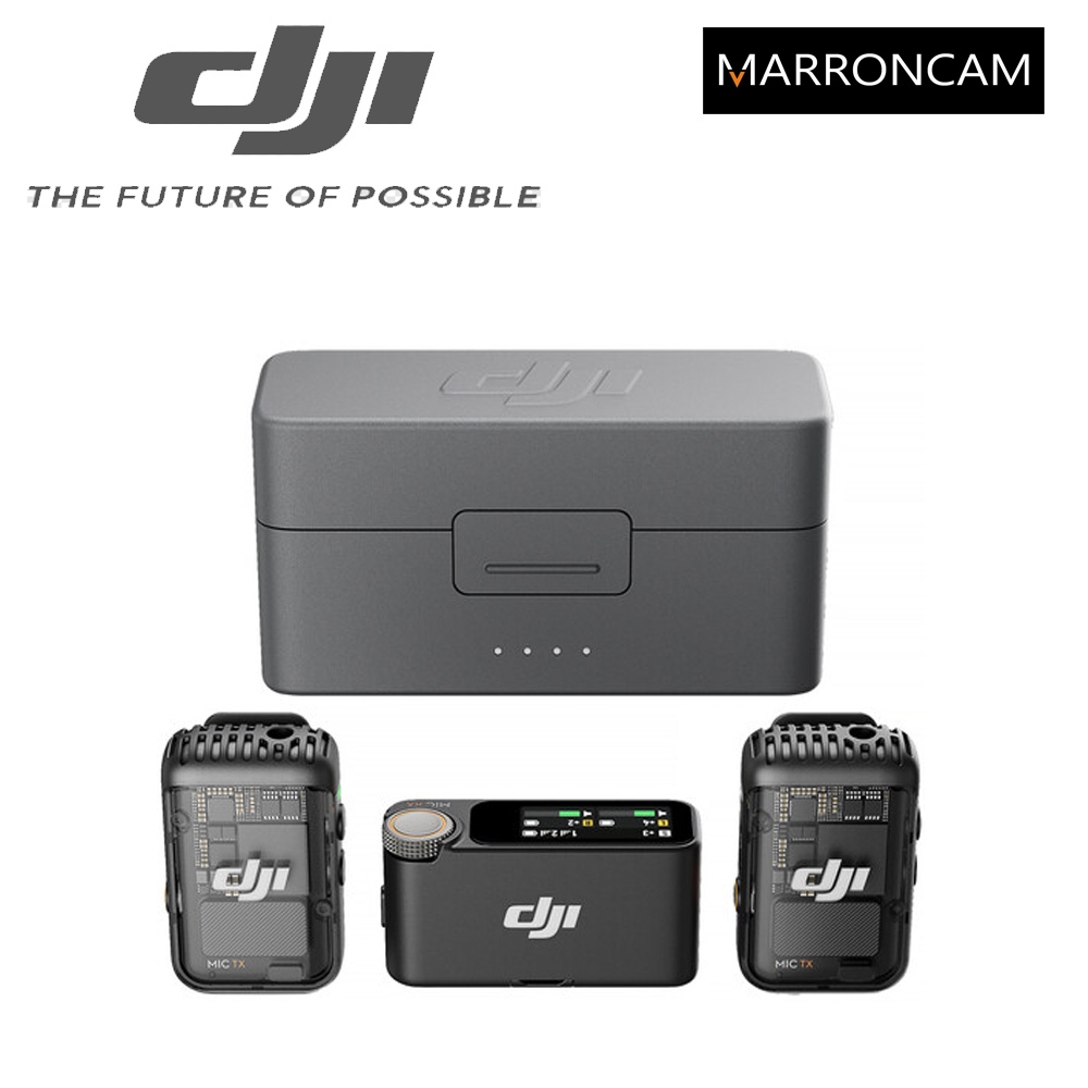 DJI Mic 2 2-Person Compact Digital Wireless Microphone System/Recorder for Camera & Smartphone (2.4 GHz)