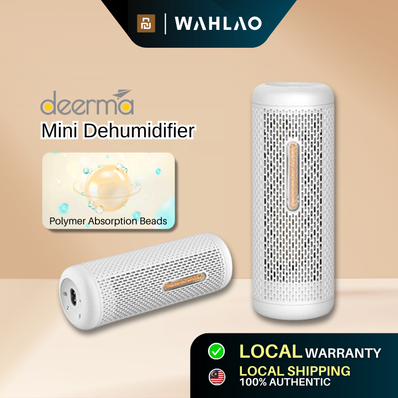 Deerma Mini Dehumidifier Moisture Absorption Dryer DEM-CS10M Diffuser Recycle Polymer Beads