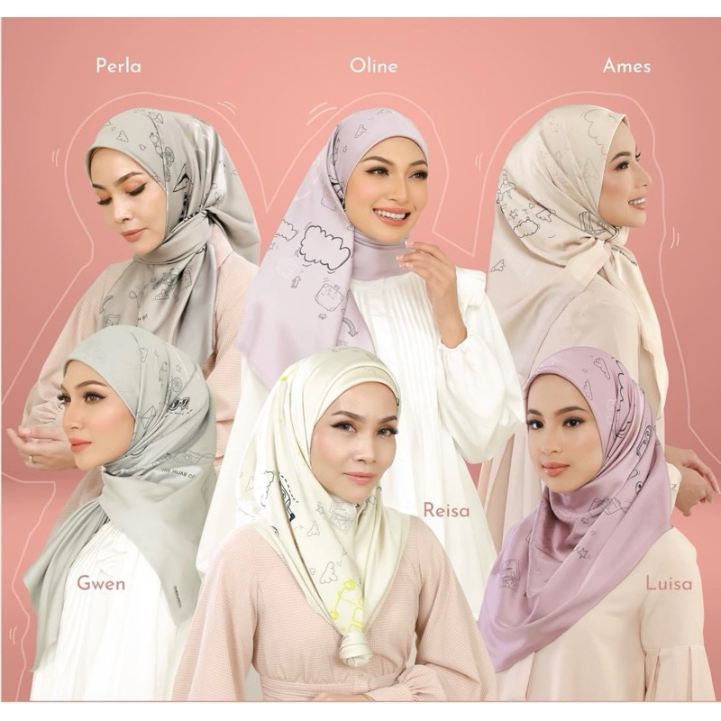 Nyla Scarf By The Hijab Co + Free Gift Hijab Inner + Hijab Pin❤️