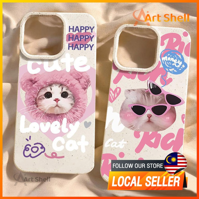 For iPhone 16 Pro max French Fries Cat ins Trendy shell 13 12 11 15 8plus 7plus iPhone Case XR X Xs Max 11p
