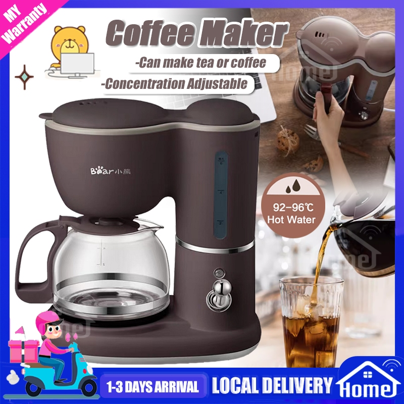 🔥Bear American Coffee Machine One-Key Dripping Coffee Maker Coffee Tea Maker for Home Office Protable Coffee Maker 美式咖啡机