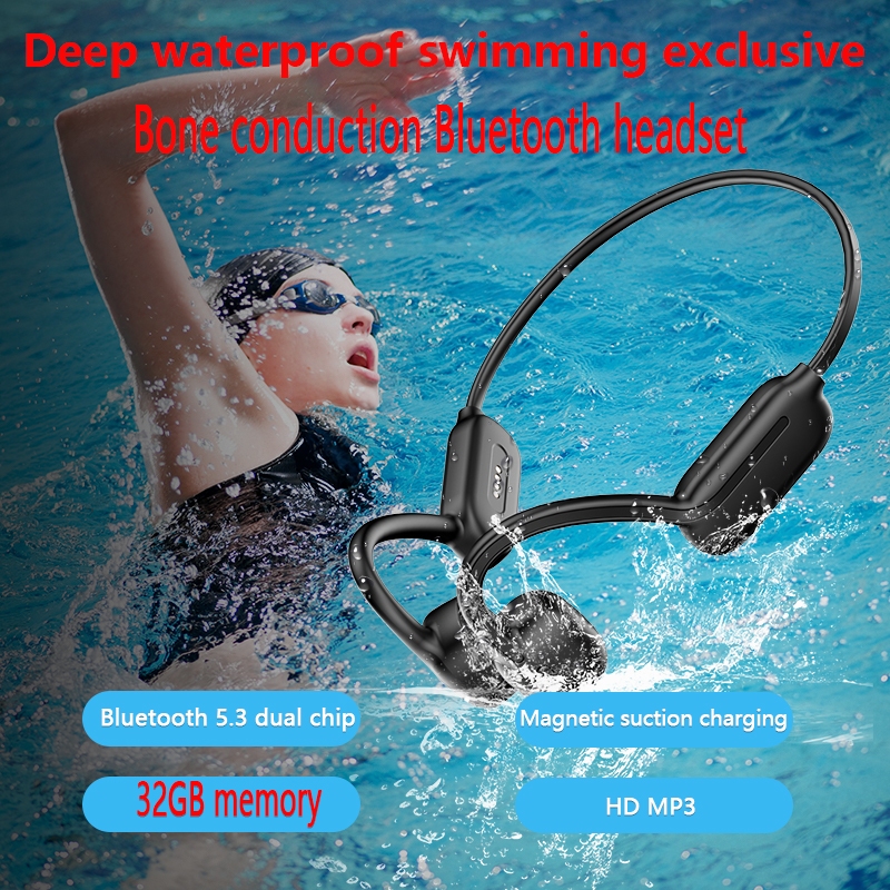 RALKER CS05 OpenRun Bone Conduction Bluetooth Headphones IP68 Waterproof Swimming exclusive