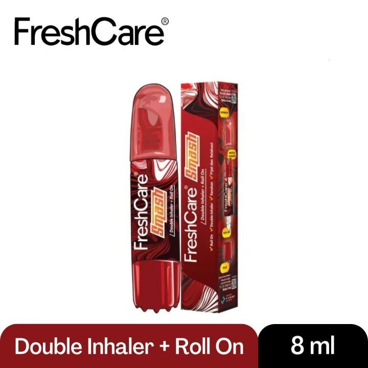 FRESHCARE SMASH DOUBLE INHALER + ROLL ON