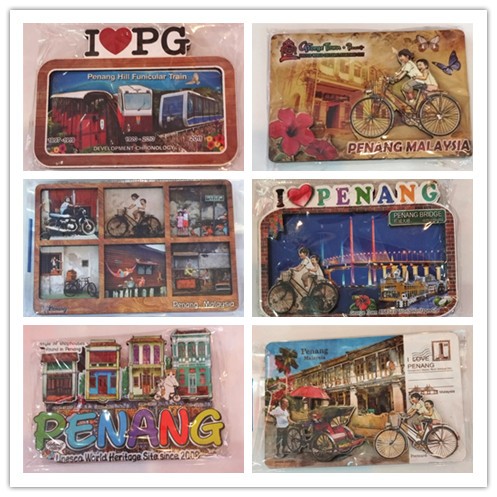 Penang Street Art Penang Collection Souvenir Fridge Magnet