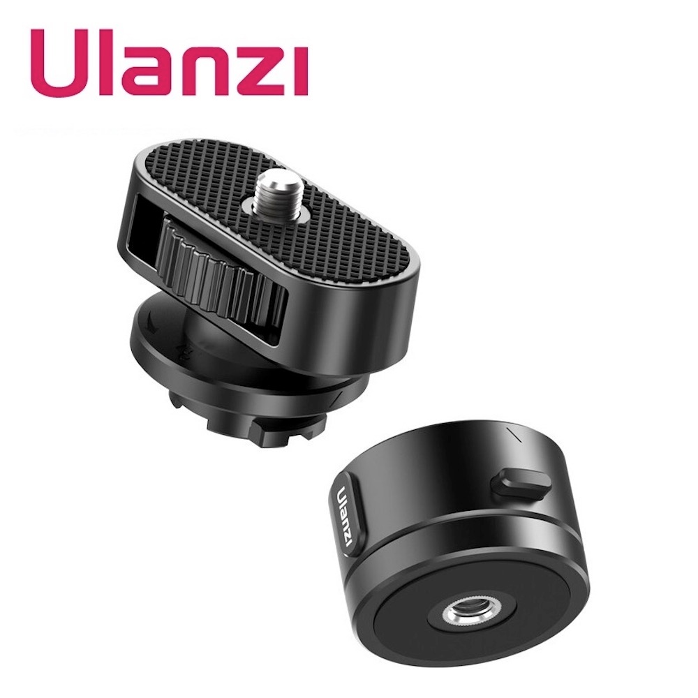 Ulanzi Go-Quick II C016 Magnetic Quick Release 1/4" Screw Adapter Mount for GoPro Insta360 DJI Action Camera