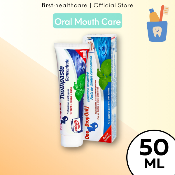 [READY STOCK!] One Drop Only Toothpaste Concentrate Anti Bacterial Sensitive Teeth with Fluoride [50ml]
