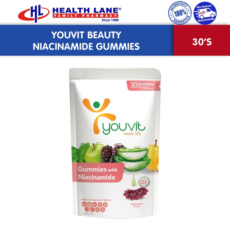 Youvit Beauty Niacinamide Gummies (30's)