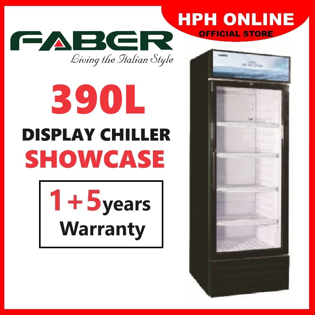 Faber Chiller Showcase (190L / 240L / 280L / 390L / 500L) Fridge Refrigerator 展示冰箱 FRESCO SC 198 248 298 398H 598H