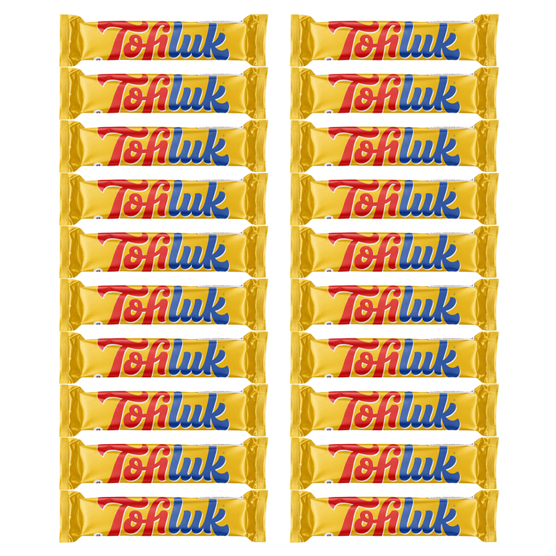 Tofiluk Caramel Crunch Chocolate Bar (10g) - (Pack of 20) (Coklat Bar Tofiluk Karamel Rangup (10g) - (20 Pek))