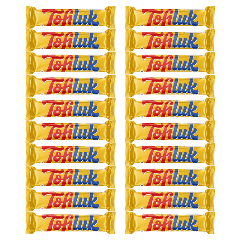 Tofiluk Caramel Crunch Chocolate Bar (10g) - (Pack of 20)