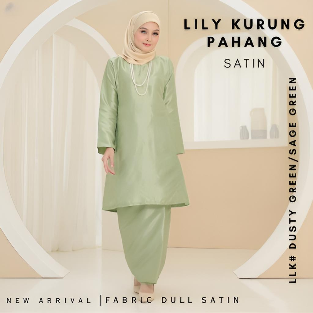 NEW COLOURS RAYA 2024 LILY KURUNG PAHANG PREMIMUM EXCLUSIVE QUALITY SILK