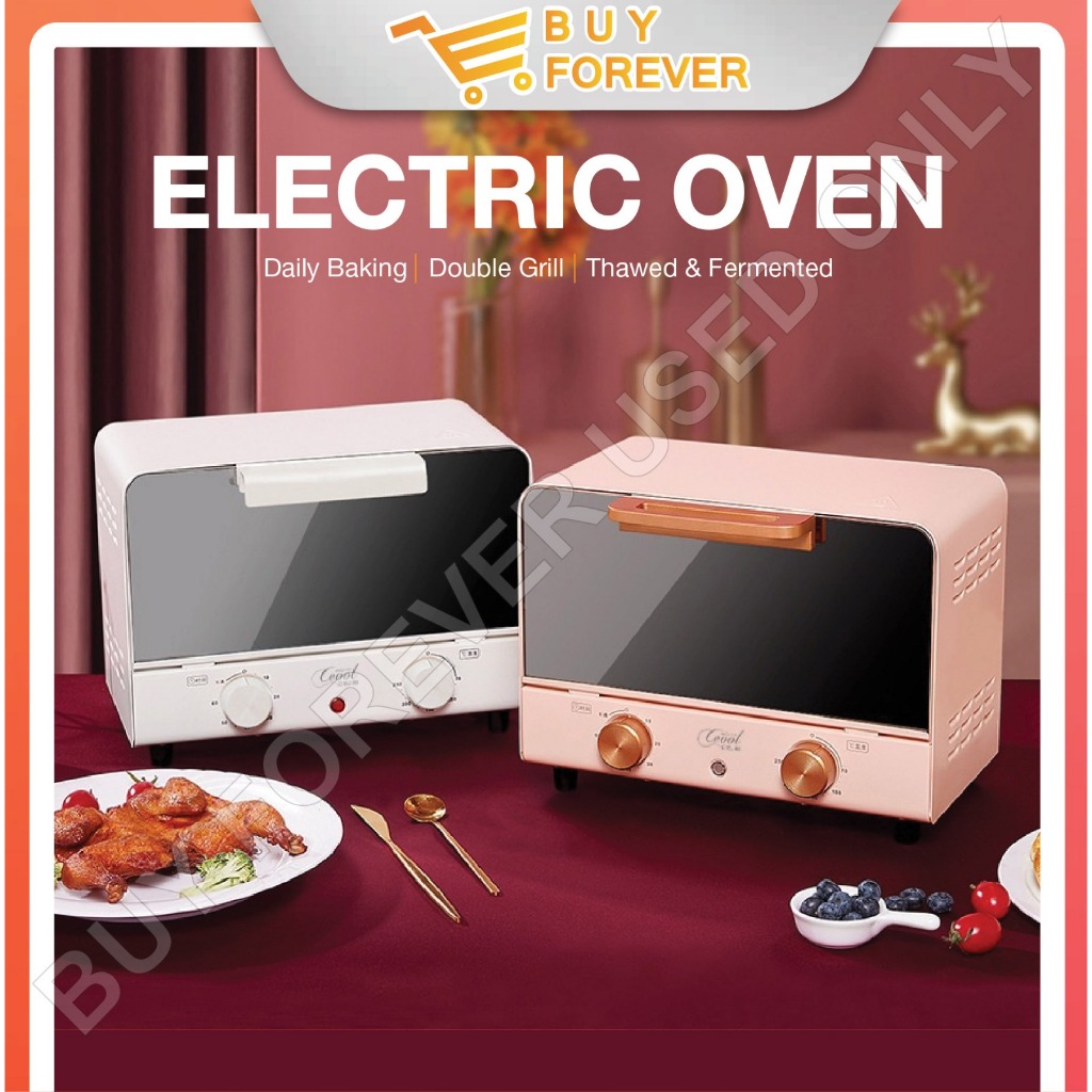 CEOOL 10L Electric Baking Oven 220V Home Pizza Oven Baking Tools for Cakes Chicken Wing Intelligent Temperature Control