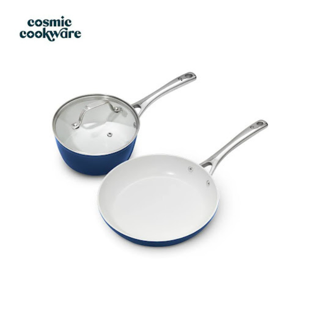 3-piece Cosmo Set - Cosmic Cookware Non-toxic, Swiss Made Non-stick Ceramic Coating, FDA Approved