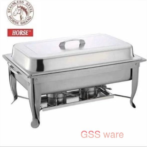 GSS ware HORSE Full Size Chafing Dish/Buffet Set Serving Tray Catering Food