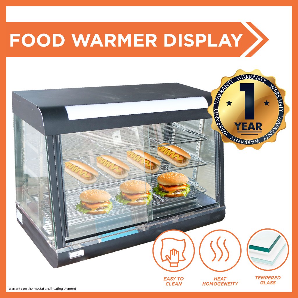 Food Warmer Display Pemanas Makanan Warmer Showcase Commercial Food Warmer Display Stainless Steel Food Warmer Display