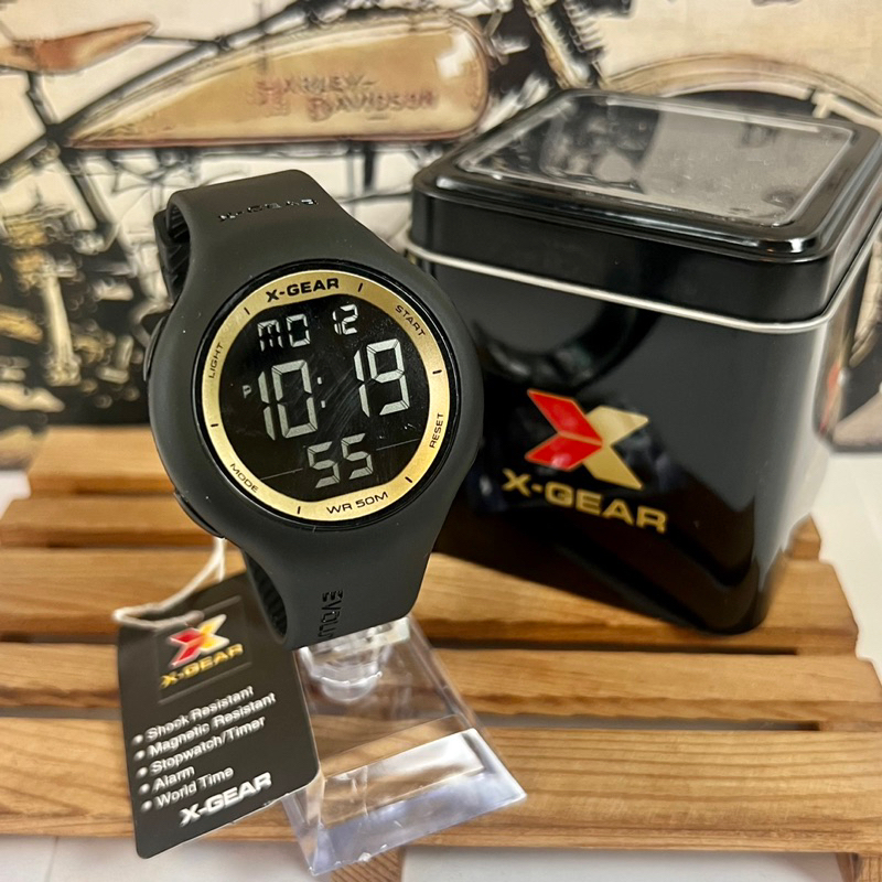 Original X-Gear Digital Watch, Waterproof jam tangan unisex lelaki perempuan, free box X-Gear, Murah