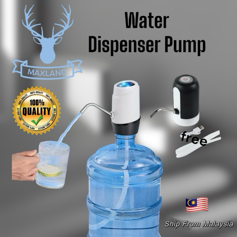 Electric Water Dispenser Pump Rechargeable Auto Automatic Drinking Water Bottle USB BPA Free 自动饮水机