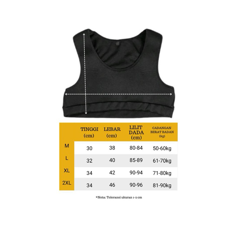 Ready Stock Chest Vest Protection Football Futsal Sport Men Unisex (M-2XL)