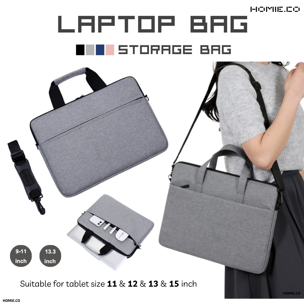 [ 13 -17 inch ] Laptop Sleeve Soft Case Waterproof For Notebook Beg Tangan Tablet Carry Bag Cover Pouch Protection 电脑包