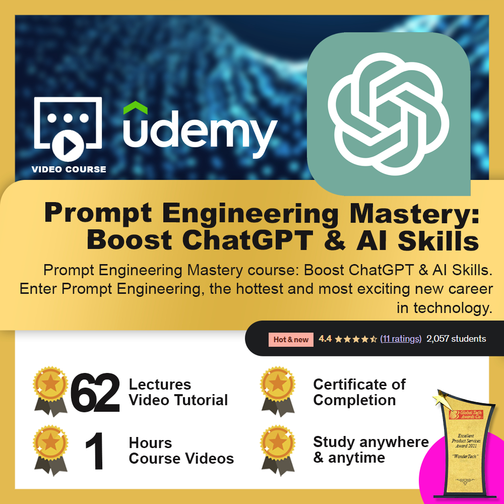 [Video Course] Prompt Engineering Mastery: Boost ChatGPT & AI Skills