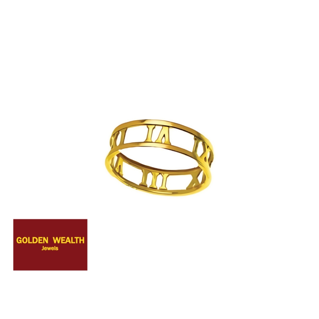 ⭐️916 Roman Ring Cincin Roman Emas 916 黄金罗马数字介子