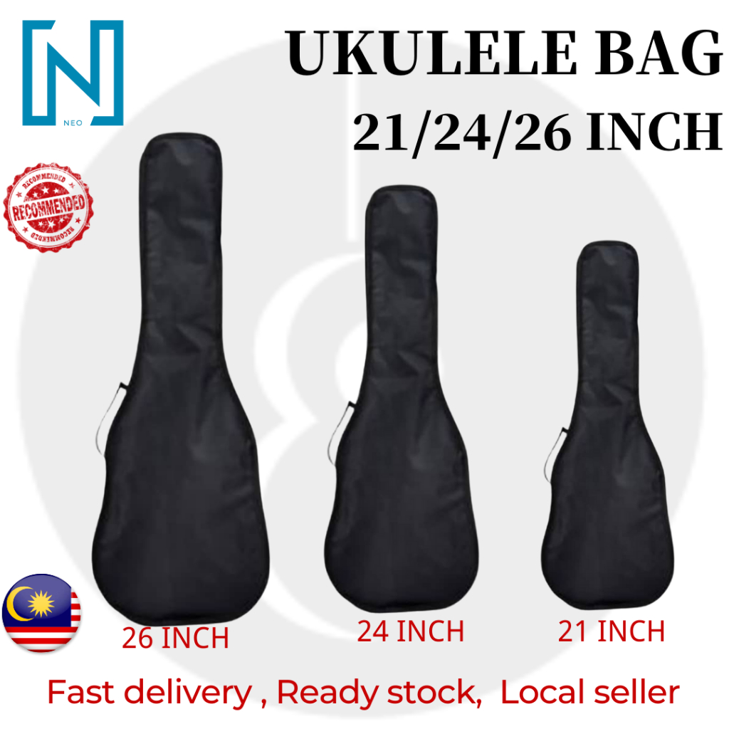 HIGH QUALITY - UKULELE BAG FOR UKULELE 21 / 24 / 26 INCH