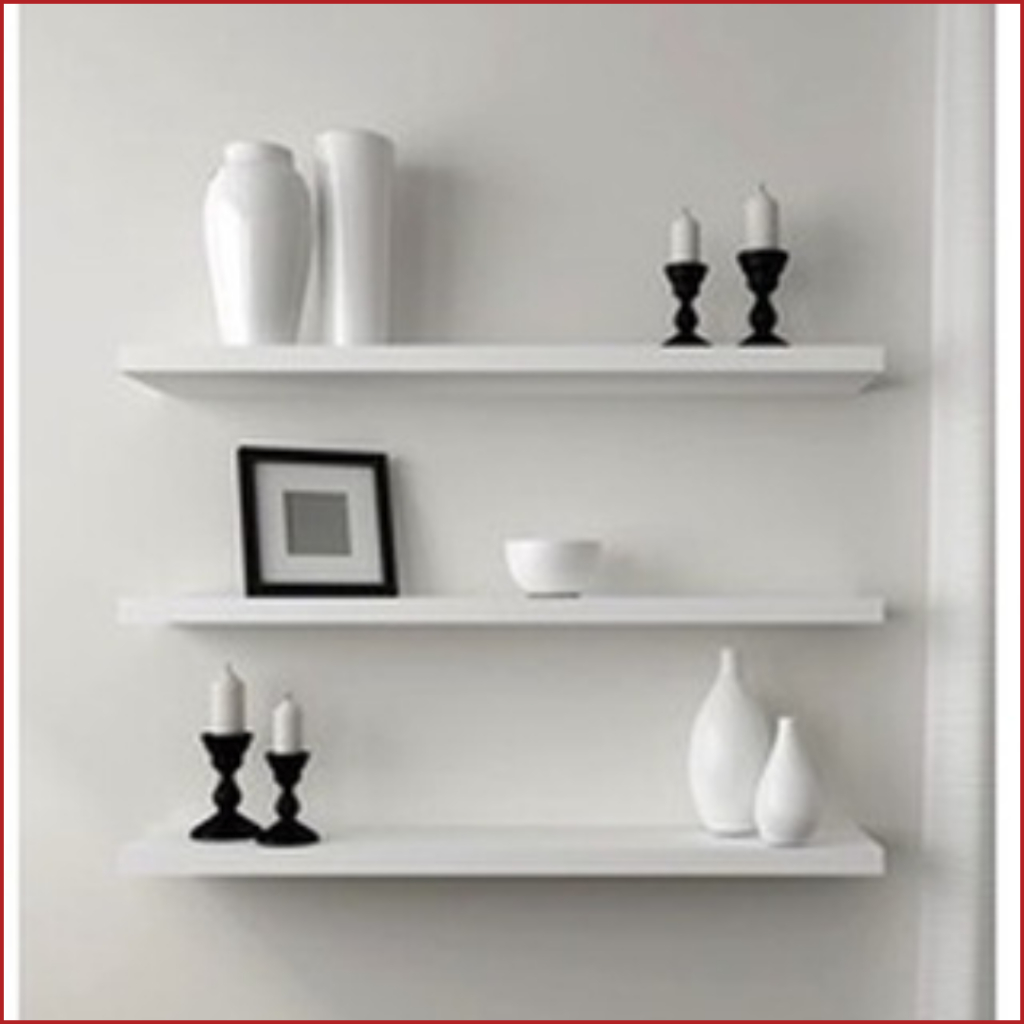 ✨READY STOCK✨ Wood Shelf / DIY Floating Wall Shelf / Display Shelve / Rak Tempel / Kayu Tembok Dinding | PKfurniture