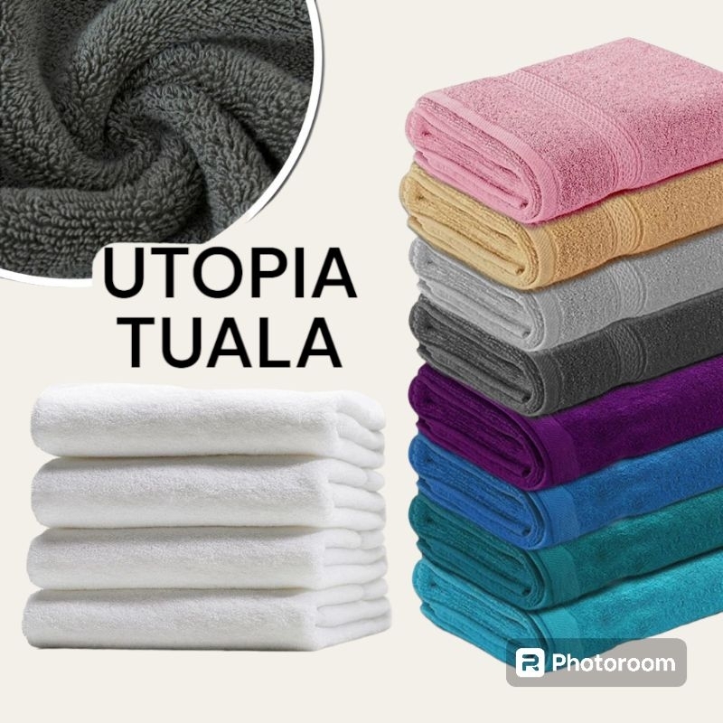 [ ] Bath Towel Adult - 70x140 cm 550grams Premium Quality Heavy High Absorbency Natural Cotton Tow