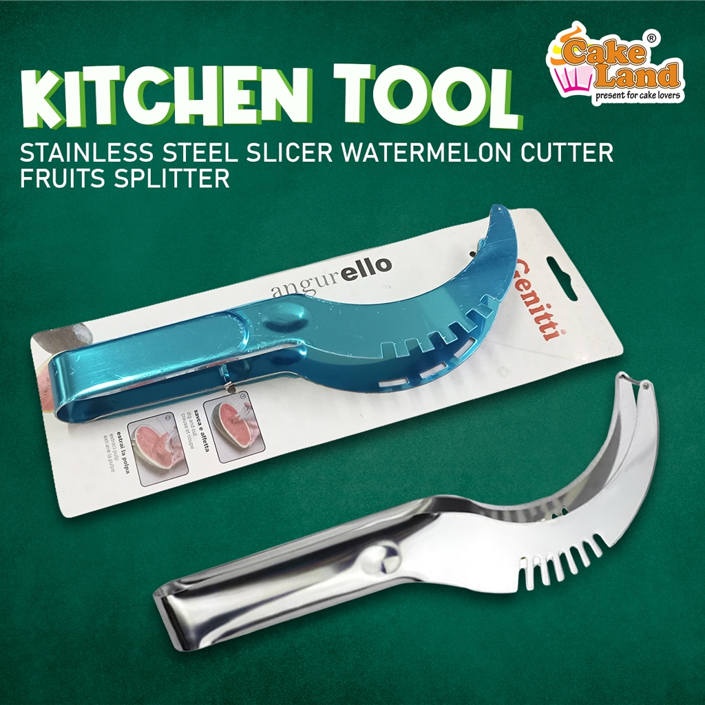 THE BAKER Stainless Steel Slicer Watermelon Cutter Fruits Splitter