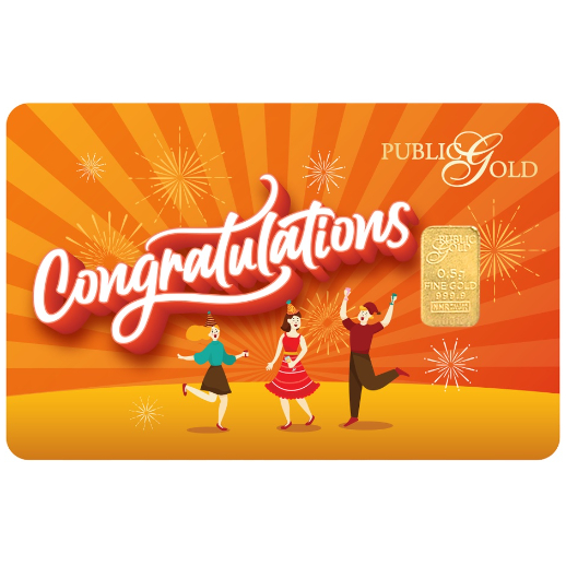 Free Shipping Public Gold Bullion Bar PG 0.5g (Au 999.9) 24K -&hellip;