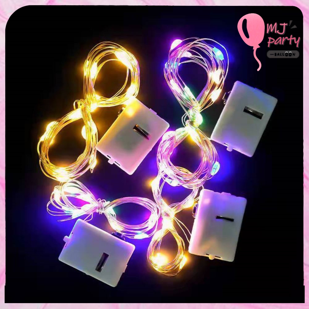 1M/2M/3M LED Light 3 Modes Wire LED Fairly String Light Decorative Light Lampu Hiasan Hadiah Birthday Gift Box