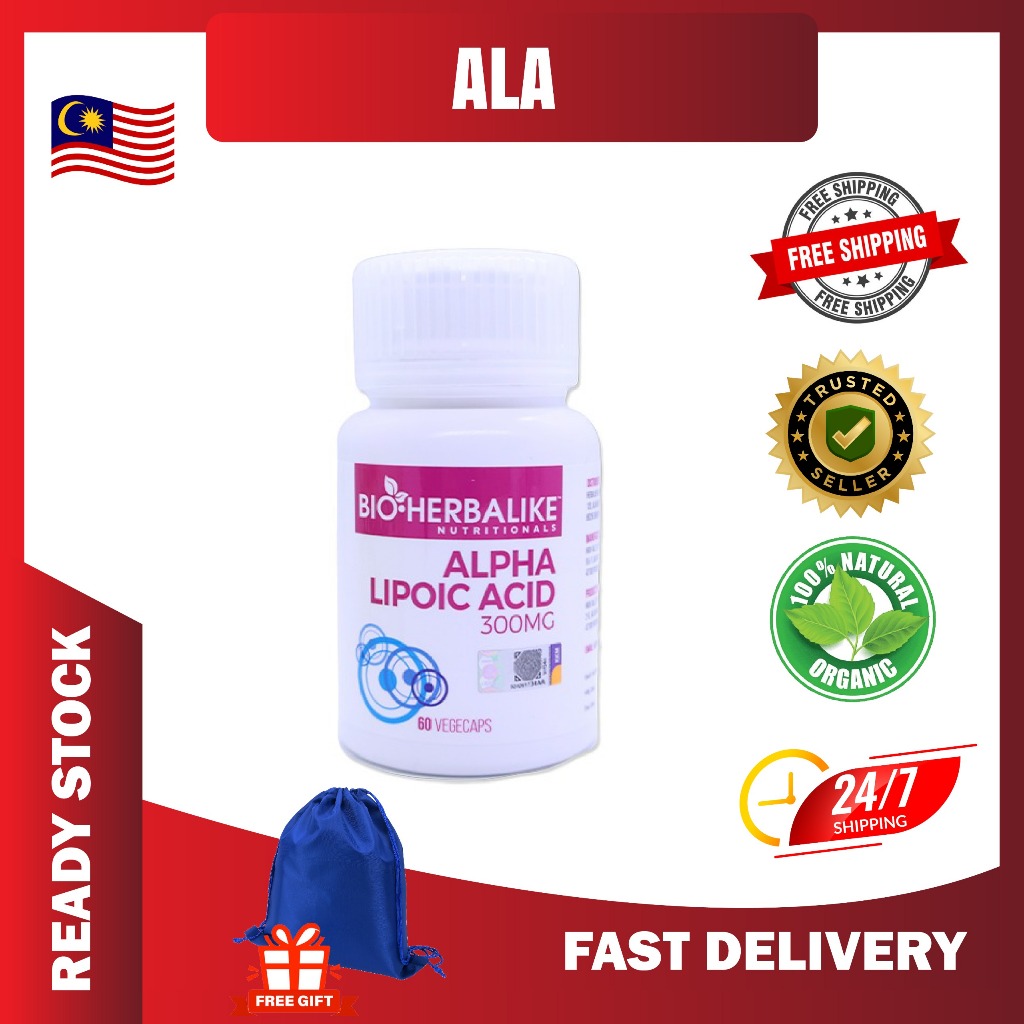 BIO HERBALIKE ALPHA LIPOIC ACID (ALA) / For Longevity & young look