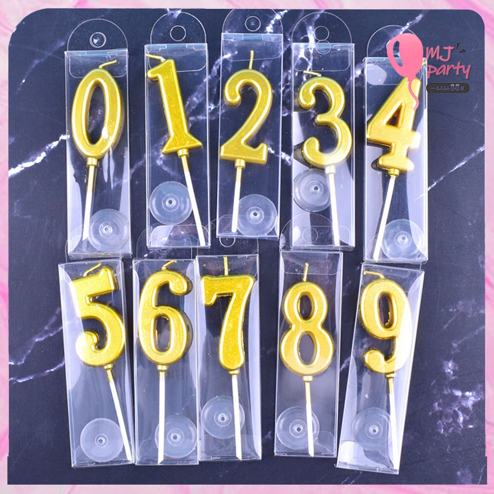 Birthday Number Shaped Cake Candle Party Candles Happy Birthday Candle Cake Decoration