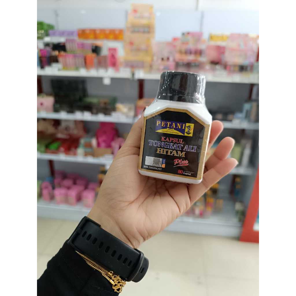 KAPSUL TONGKAT ALI HITAM PLUS 80 BIJI