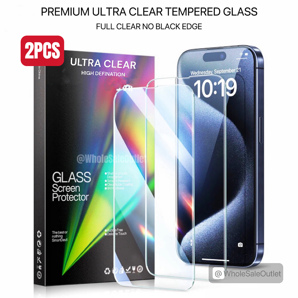 For iPhone 15 14 13 12 11 11 Pro 11 Pro Max Pro Max Mini X XR XS XS MAX 6 7 8 Plus 9H HD Tempered Glass Screen Protector
