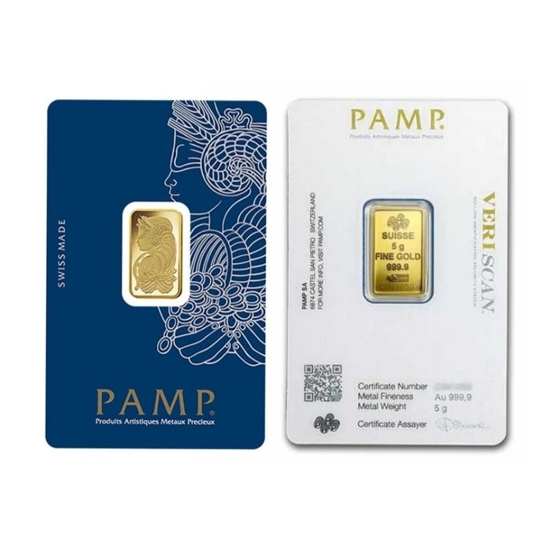 Ready stok Lady Fortuna Gold Bar 5 Gram 999.9